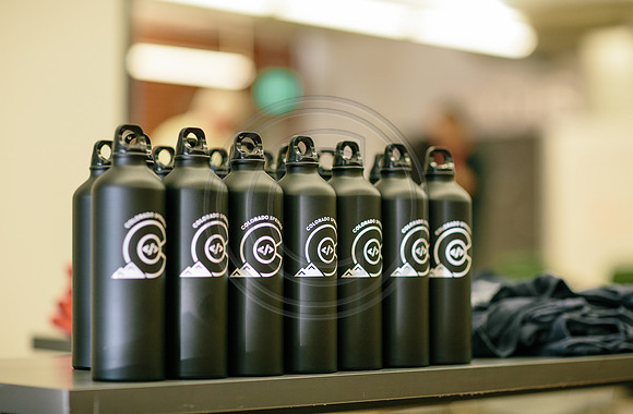 Go Code Water bottles
